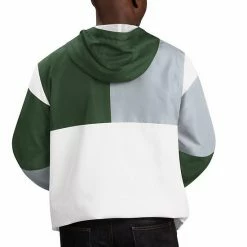 Men's G-III Sports By Carl Banks White/Green Michigan State Spartans College Fair Catch Half-Zip Hoodie -G-III Sales Store unnamed file 1012