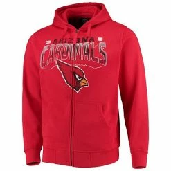 Men's G-III Sports By Carl Banks Cardinal Arizona Cardinals Perfect Season Full-Zip Hoodie -G-III Sales Store unnamed file 1015