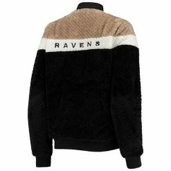 Women's G-III 4Her By Carl Banks Black/Cream Baltimore Ravens Riot Squad Sherpa Full-Snap Jacket 3 Women's G-III 4Her By Carl Banks Black/Cream Baltimore Ravens Riot Squad Sherpa Full-Snap Jacket -G-III Sales Store unnamed file 1034