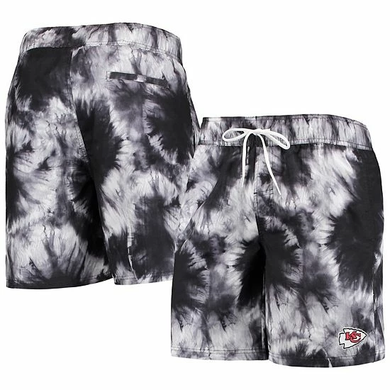 Men's G-III Sports by Carl Banks Black Kansas City Chiefs Splash Volley Swim Shorts Men's G-III Sports By Carl Banks Black Kansas City Chiefs Splash Volley Swim Shorts -G-III Sales Store unnamed file 1037