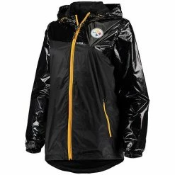 Women's G-III 4Her By Carl Banks Black Pittsburgh Steelers Double-Coverage Full-Zip Hoodie Jacket 2 Women's G-III 4Her By Carl Banks Black Pittsburgh Steelers Double-Coverage Full-Zip Hoodie Jacket -G-III Sales Store unnamed file 1074