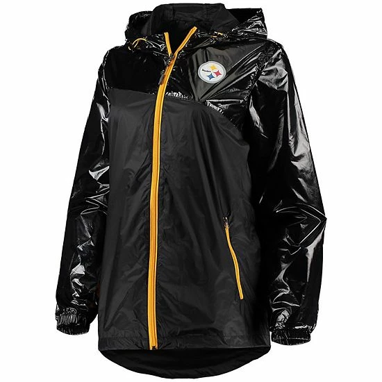 Women's G-III 4Her by Carl Banks Black Pittsburgh Steelers Double-Coverage Full-Zip Hoodie Jacket Women's G-III 4Her By Carl Banks Black Pittsburgh Steelers Double-Coverage Full-Zip Hoodie Jacket -G-III Sales Store unnamed file 1074