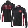 Men's G-III Sports By Carl Banks Black Toronto Raptors 75th Anniversary Power Forward Space-Dye Full-Zip Track Jacket