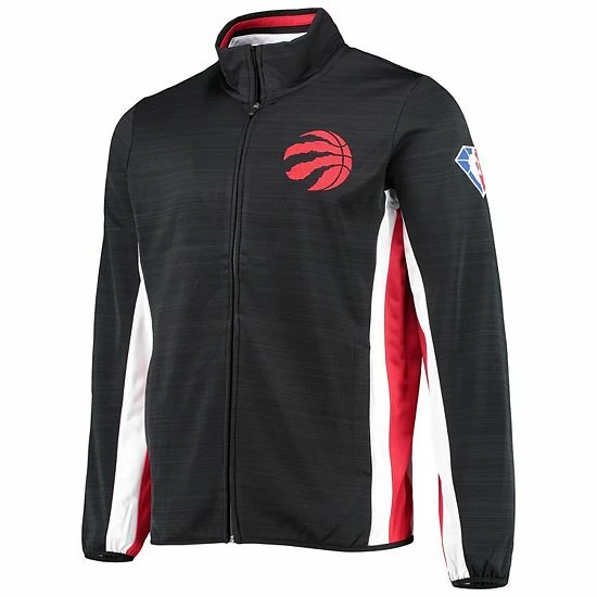 Men's G-III Sports by Carl Banks Black Toronto Raptors 75th Anniversary Power Forward Space-Dye Full-Zip Track Jacket Men's G-III Sports By Carl Banks Black Toronto Raptors 75th Anniversary Power Forward Space-Dye Full-Zip Track Jacket -G-III Sales Store unnamed file 1085