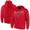 Men's G-III Sports By Carl Banks Red Tampa Bay Buccaneers Perfect Season Full-Zip Hoodie