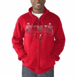 Men's G-III Sports By Carl Banks Red Tampa Bay Buccaneers Perfect Season Full-Zip Hoodie -G-III Sales Store unnamed file 1092