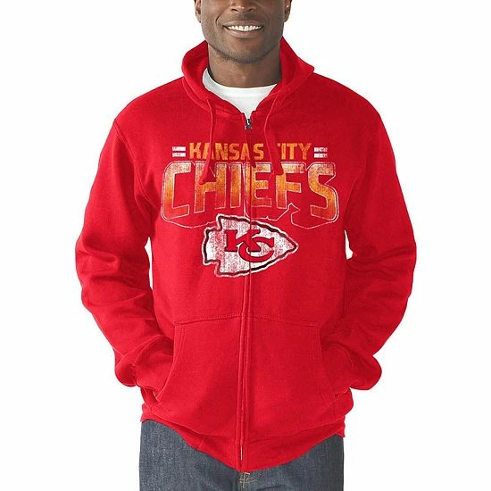 Men's G-III Sports by Carl Banks Red Kansas City Chiefs Perfect Season Full-Zip Hoodie Men's G-III Sports By Carl Banks Red Kansas City Chiefs Perfect Season Full-Zip Hoodie -G-III Sales Store unnamed file 110