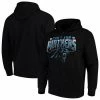 Men's G-III Sports By Carl Banks Black Carolina Panthers Perfect Season Full-Zip Hoodie