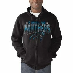 Men's G-III Sports By Carl Banks Black Carolina Panthers Perfect Season Full-Zip Hoodie -G-III Sales Store unnamed file 1116