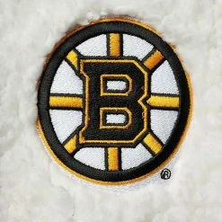 Women's G-III 4Her By Carl Banks Black/White Boston Bruins Plaid Sherpa Quarter-Zip Jacket -G-III Sales Store unnamed file 1149