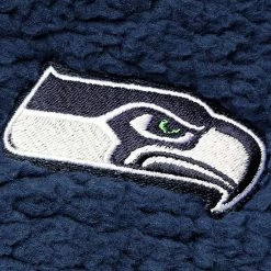Women's G-III 4Her By Carl Banks College Navy Seattle Seahawks Sherpa Quarter-Zip Jacket 3 Women's G-III 4Her By Carl Banks College Navy Seattle Seahawks Sherpa Quarter-Zip Jacket -G-III Sales Store unnamed file 1159