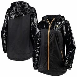 Women's G-III 4Her By Carl Banks Black New Orleans Saints Double-Coverage Full-Zip Hoodie Jacket