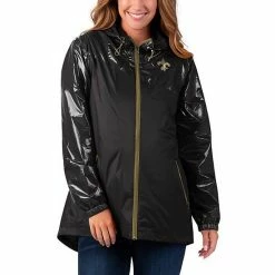 Women's G-III 4Her By Carl Banks Black New Orleans Saints Double-Coverage Full-Zip Hoodie Jacket -G-III Sales Store unnamed file 1186