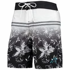 Men's G-III Sports By Carl Banks Black Carolina Panthers Island Volley Swim Shorts -G-III Sales Store unnamed file 1198