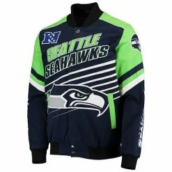 Men's G-III Sports By Carl Banks College Navy/Neon Green Seattle Seahawks Extreme Strike Cotton Twill Full-Snap Jacket 7 Men's G-III Sports By Carl Banks College Navy/Neon Green Seattle Seahawks Extreme Strike Cotton Twill Full-Snap Jacket -G-III Sales Store unnamed file 1219