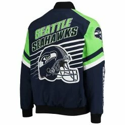Men's G-III Sports By Carl Banks College Navy/Neon Green Seattle Seahawks Extreme Strike Cotton Twill Full-Snap Jacket 8 Men's G-III Sports By Carl Banks College Navy/Neon Green Seattle Seahawks Extreme Strike Cotton Twill Full-Snap Jacket -G-III Sales Store unnamed file 1220