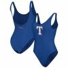 Women's G-III 4Her By Carl Banks Royal Texas Rangers Making Waves One-Piece Swimsuit