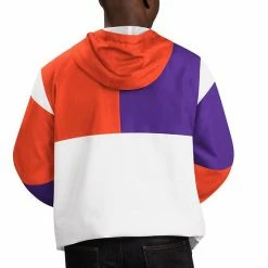 Men's G-III Sports By Carl Banks White/Orange Clemson Tigers College Fair Catch Half-Zip Hoodie 2 Men's G-III Sports By Carl Banks White/Orange Clemson Tigers College Fair Catch Half-Zip Hoodie -G-III Sales Store unnamed file 1233