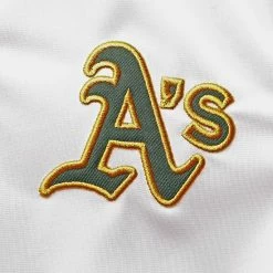 Women's G-III 4Her By Carl Banks White Oakland Athletics Pre-Game Full-Zip Track Jacket -G-III Sales Store unnamed file 1244
