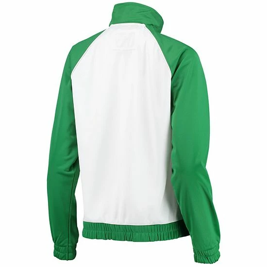 Women's G-III 4Her by Carl Banks Kelly Green/White Boston Celtics Backfield Raglan Full-Zip Track Jacket Women's G-III 4Her By Carl Banks Kelly Green/White Boston Celtics Backfield Raglan Full-Zip Track Jacket -G-III Sales Store unnamed file 1253