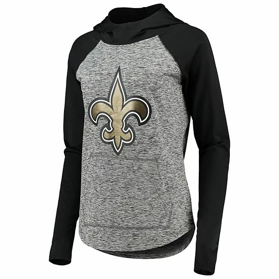 Women's G-III 4Her by Carl Banks Heathered Gray/Black New Orleans Saints Championship Ring Pullover Hoodie Women's G-III 4Her By Carl Banks Heathered Gray/Black New Orleans Saints Championship Ring Pullover Hoodie -G-III Sales Store unnamed file 1264