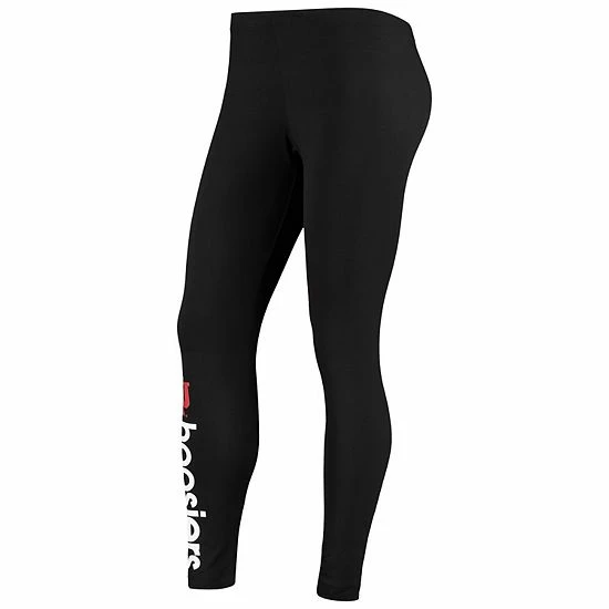 Women's G-III 4Her by Carl Banks Black Indiana Hoosiers Post Season Leggings Women's G-III 4Her By Carl Banks Black Indiana Hoosiers Post Season Leggings -G-III Sales Store unnamed file 1282