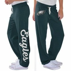 Women's G-III 4Her By Carl Banks Midnight Green Philadelphia Eagles Scrimmage Fleece Pants