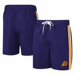 Men's G-III Sports By Carl Banks Purple Phoenix Suns Sand Beach Volley Swim Shorts