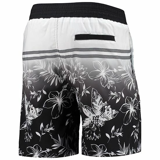 Men's G-III Sports By Carl Banks Black Baltimore Ravens Island Volley Swim Shorts - Image 4
