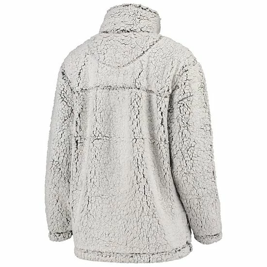 Women's G-III 4Her by Carl Banks Gray Nashville Predators Sherpa Quarter-Zip Pullover Jacket Women's G-III 4Her By Carl Banks Gray Nashville Predators Sherpa Quarter-Zip Pullover Jacket -G-III Sales Store unnamed file 1336