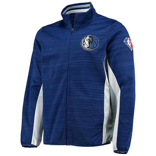 Men's G-III Sports by Carl Banks Blue Dallas Mavericks 75th Anniversary Power Forward Space-Dye Full-Zip Track Jacket Men's G-III Sports By Carl Banks Blue Dallas Mavericks 75th Anniversary Power Forward Space-Dye Full-Zip Track Jacket -G-III Sales Store unnamed file 1358