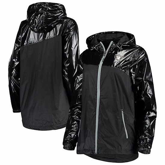 Women's G-III 4Her by Carl Banks Black Las Vegas Raiders Double-Coverage Full-Zip Hoodie Jacket Women's G-III 4Her By Carl Banks Black Las Vegas Raiders Double-Coverage Full-Zip Hoodie Jacket -G-III Sales Store unnamed file 1362