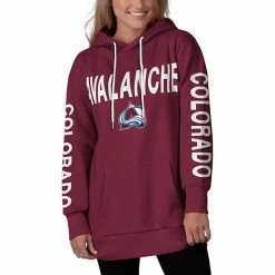 Women's G-III 4Her By Carl Banks Burgundy Colorado Avalanche Extra Inning Pullover Hoodie -G-III Sales Store unnamed file 137