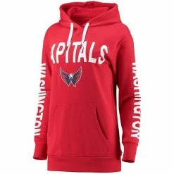 Women's G-III 4Her By Carl Banks Red Washington Capitals Extra Inning Pullover Hoodie -G-III Sales Store unnamed file 140