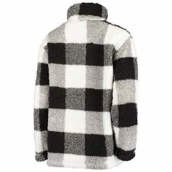 Women's G-III 4Her By Carl Banks Black Baltimore Ravens Sherpa Plaid Quarter-Zip Jacket 3 Women's G-III 4Her By Carl Banks Black Baltimore Ravens Sherpa Plaid Quarter-Zip Jacket -G-III Sales Store unnamed file 1410