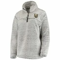 Women's G-III 4Her By Carl Banks Gray Vegas Golden Knights Sherpa Quarter-Zip Pullover Jacket 2 Women's G-III 4Her By Carl Banks Gray Vegas Golden Knights Sherpa Quarter-Zip Pullover Jacket -G-III Sales Store unnamed file 1417