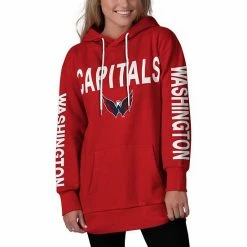 Women's G-III 4Her By Carl Banks Red Washington Capitals Extra Inning Pullover Hoodie -G-III Sales Store unnamed file 142