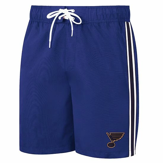 Men's G-III Sports By Carl Banks Blue St. Louis Blues Sand Beach Swim Shorts 3 Men's G-III Sports By Carl Banks Blue St. Louis Blues Sand Beach Swim Shorts - Image 3