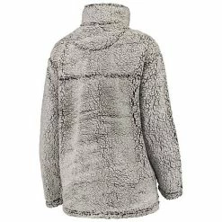 Women's G-III 4Her By Carl Banks Gray Dallas Stars Sherpa Quarter-Zip Pullover Jacket 3 Women's G-III 4Her By Carl Banks Gray Dallas Stars Sherpa Quarter-Zip Pullover Jacket -G-III Sales Store unnamed file 1443