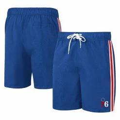 Men's G-III Sports By Carl Banks Royal/Red Philadelphia 76ers Sand Beach Volley Swim Shorts