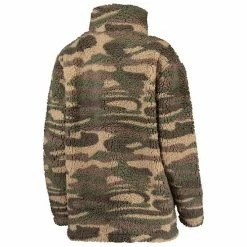 Women's G-III 4Her By Carl Banks Camo Boston Red Sox Sherpa Quarter-Zip Jacket -G-III Sales Store unnamed file 1451