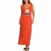 Women's G-III 4Her By Carl Banks Orange Clemson Tigers Game Over Scoop Neck Maxi Dress