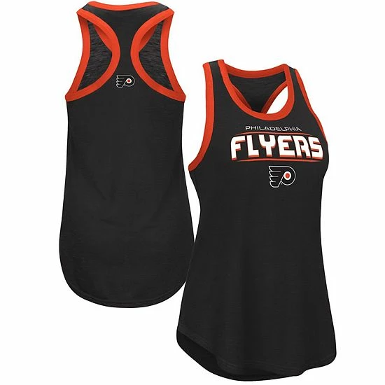 Women's G-III Sports by Carl Banks Black Philadelphia Flyers Showdown Slub Racerback Tank Top Women's G-III Sports By Carl Banks Black Philadelphia Flyers Showdown Slub Racerback Tank Top -G-III Sales Store unnamed file 1461