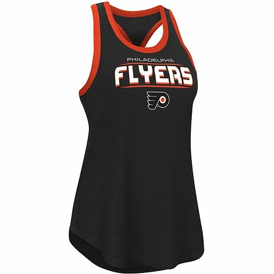 Women's G-III Sports by Carl Banks Black Philadelphia Flyers Showdown Slub Racerback Tank Top Women's G-III Sports By Carl Banks Black Philadelphia Flyers Showdown Slub Racerback Tank Top -G-III Sales Store unnamed file 1462
