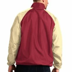 Men's G-III Sports By Carl Banks Garnet Florida State Seminoles Point Guard Raglan Half-Zip Jacket -G-III Sales Store unnamed file 1466