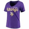 Women's G-III 4Her By Carl Banks Purple Minnesota Vikings Post Season V-Neck T-Shirt