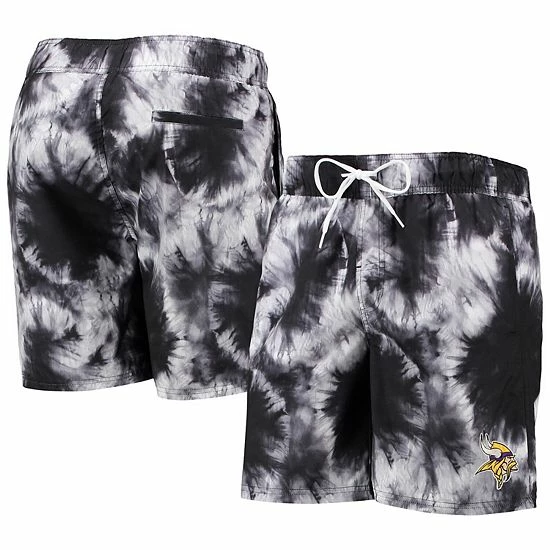Men's G-III Sports by Carl Banks Black Minnesota Vikings Splash Volley Swim Shorts Men's G-III Sports By Carl Banks Black Minnesota Vikings Splash Volley Swim Shorts -G-III Sales Store unnamed file 1520
