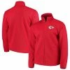 Men's G-III Sports By Carl Banks Red Kansas City Chiefs QR Audible Full-Zip Fleece Jacket