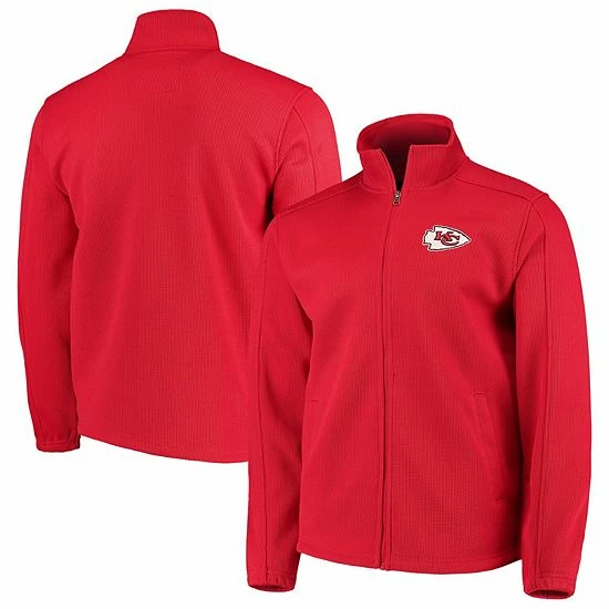 Men's G-III Sports by Carl Banks Red Kansas City Chiefs QR Audible Full-Zip Fleece Jacket Men's G-III Sports By Carl Banks Red Kansas City Chiefs QR Audible Full-Zip Fleece Jacket -G-III Sales Store unnamed file 1538
