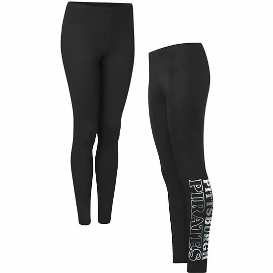 Women's G-III 4Her by Carl Banks Black Pittsburgh Pirates Stadium Leggings Women's G-III 4Her By Carl Banks Black Pittsburgh Pirates Stadium Leggings -G-III Sales Store unnamed file 1542